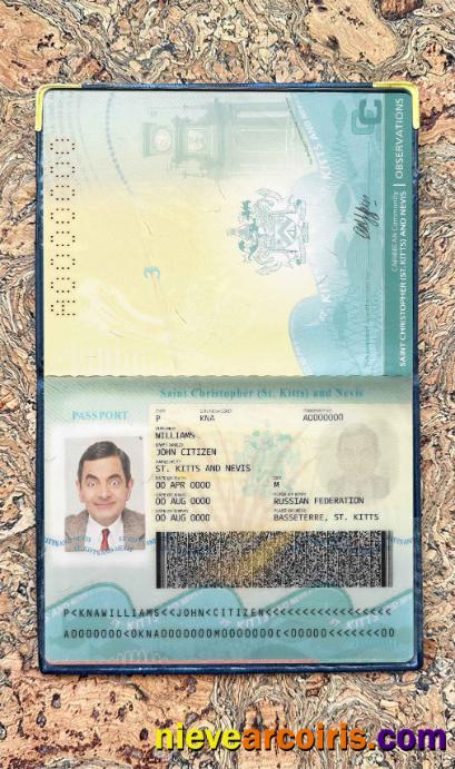 Saint Kitts and Nevis passport photolook